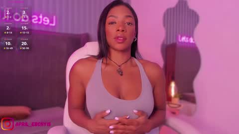 Snapshot of april_ebony18_ chatting on January 21, 2025, 10:41 am April online show from January 21, 2025, 10:41 am