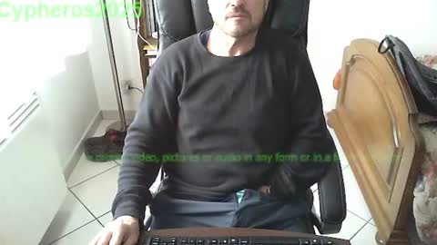 Snapshot of cypheros2025 chatting on February 3, 2025, 9:30 am Chris online show from February 3, 2025, 9:30 am