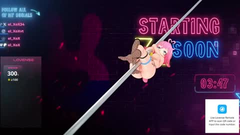 Snapshot of el_xox chatting on December 4, 2024, 11:24 pm el XoX online show from December 4, 2024, 11:24 pm