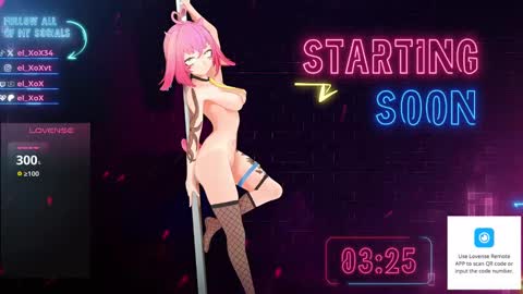 Snapshot of el_xox chatting on February 8, 2025, 11:34 pm el XoX online show from February 8, 2025, 11:34 pm