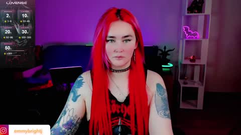 Snapshot of emmybrightj_ chatting on January 16, 2025, 12:12 am Emmy Bright     50  online show from January 16, 2025, 12:12 am
