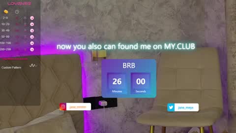 Snapshot of jane_meys chatting on January 13, 2025, 8:05 am your kitty JANE roawww online show from January 13, 2025, 8:05 am