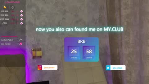 Snapshot of jane_meys chatting on February 1, 2025, 8:08 am your kitty JANE roawww online show from February 1, 2025, 8:08 am