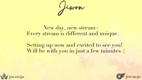 Snapshot of jiwon4u chatting on January 26, 2025, 8:57 am Jiwon online show from January 26, 2025, 8:57 am