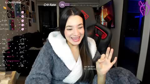 Snapshot of julidavila chatting on January 27, 2025, 4:41 am Jeimy Help me to reach 100 thumbs up online show from January 27, 2025, 4:41 am