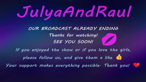 Snapshot of julyaandraul chatting on December 3, 2024, 4:03 am Raul  Kira and Tony guests online show from December 3, 2024, 4:03 am