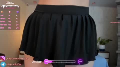 Snapshot of larsonmia chatting on December 27, 2024, 12:34 pm MIA online show from December 27, 2024, 12:34 pm