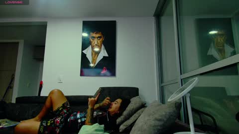 Snapshot of latin_couple77 chatting on January 24, 2025, 2:49 am Sara y Andy online show from January 24, 2025, 2:49 am