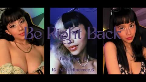 Snapshot of marcelinee__ chatting on February 6, 2025, 2:22 am Marce online show from February 6, 2025, 2:22 am