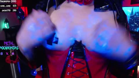 MetalPocahotass online show from January 1, 2025, 6:15 am