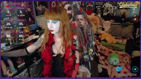 Snapshot of playgh0ul chatting on October 19, 2025, 7:31 am playgh0ul Ghoulie online show from October 19, 2025, 7:31 am