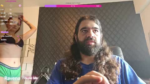 Snapshot of powercouplemix chatting on January 17, 2025, 7:05 pm Ravena Rozz online show from January 17, 2025, 7:05 pm