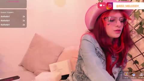 Snapshot of redmeloddy chatting on October 10, 2025, 9:36 pm Meloddy online show from October 10, 2025, 9:36 pm