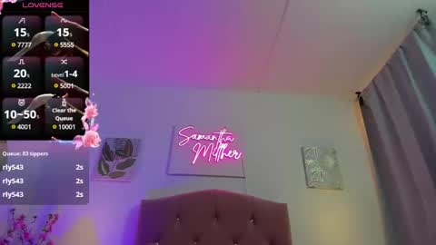 Snapshot of samanthamillher1 chatting on March 5, 2025, 3:18 pm Samy  online show from March 5, 2025, 3:18 pm