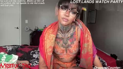 Snapshot of sinfulincubus chatting on September 20, 2025, 9:49 pm Mistrx Sin online show from September 20, 2025, 9:49 pm