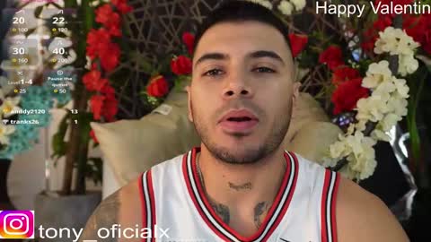 Snapshot of tony_newmen chatting on February 12, 2025, 8:40 pm tony online show from February 12, 2025, 8:40 pm