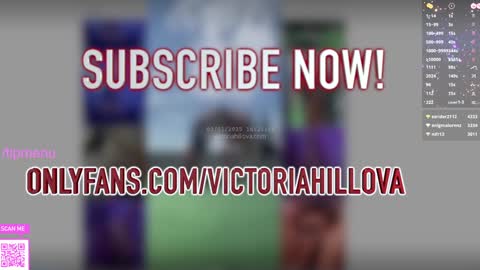 Victoria Hillova online show from January 3, 2025, 3:22 pm