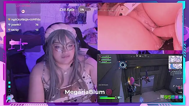 Snapshot of MegariaB chatting on December 22, 2024, 7:33 am MegariaB online show from December 22, 2024, 7:33 am