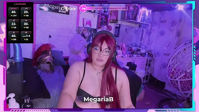 Snapshot of MegariaB chatting on February 2, 2025, 4:26 am MegariaB online show from February 2, 2025, 4:26 am