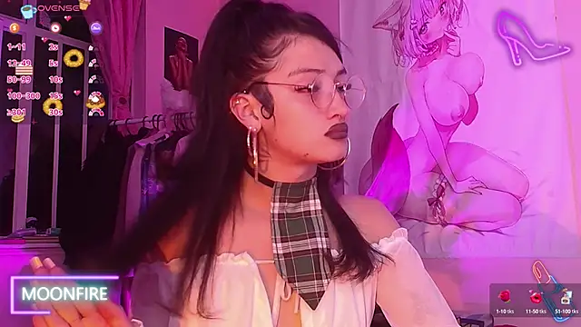 Snapshot of moonfiredancer chatting on October 11, 2025, 4:55 am moonfiredancer online show from October 11, 2025, 4:55 am