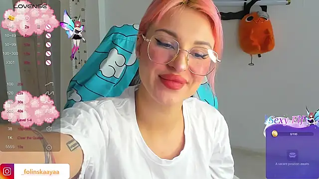 Snapshot of folinskayyya chatting on December 17, 2024, 8:34 am folinskayyya online show from December 17, 2024, 8:34 am