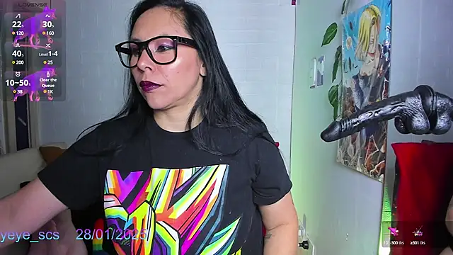 Snapshot of Yeye_scs chatting on January 28, 2025, 12:43 pm Yeye scs online show from January 28, 2025, 12:43 pm