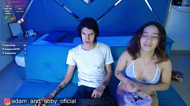 Snapshot of Adam_and_abby chatting on December 24, 2024, 1:16 am Adam and abby online show from December 24, 2024, 1:16 am