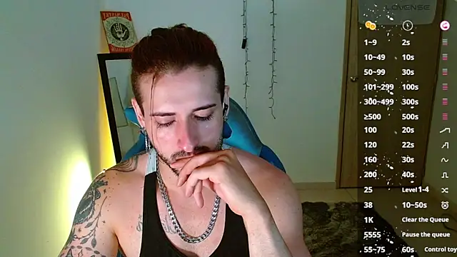 Snapshot of Ares_blue chatting on February 8, 2025, 12:06 pm Ares blue online show from February 8, 2025, 12:06 pm