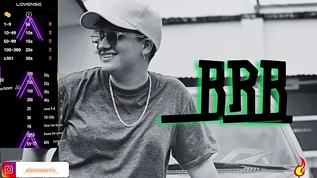 Snapshot of _AlexMorris chatting on October 9, 2025, 9:07 am  AlexMorris online show from October 9, 2025, 9:07 am