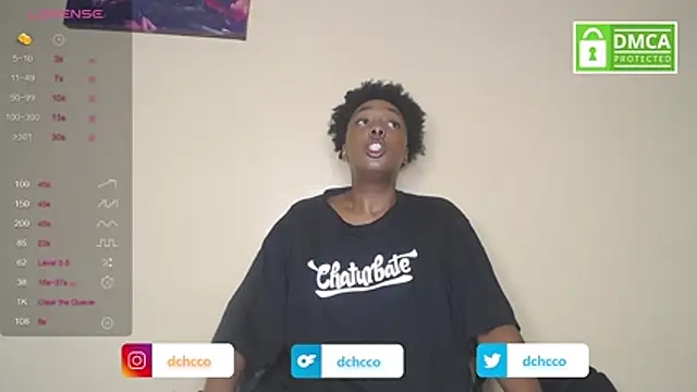 Snapshot of dchcco chatting on October 16, 2025, 12:33 am dchcco online show from October 16, 2025, 12:33 am