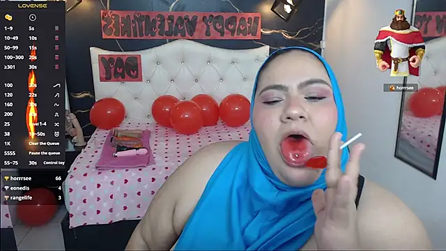 Snapshot of Aaliyah11 chatting on February 14, 2025, 6:34 am Aaliyah11 online show from February 14, 2025, 6:34 am