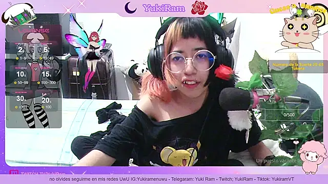 Snapshot of YukiRam chatting on September 10, 2025, 2:22 am YukiRam online show from September 10, 2025, 2:22 am