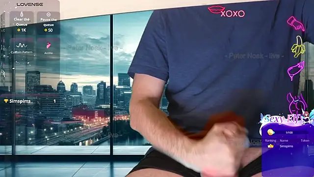 Snapshot of PeterNoak chatting on December 3, 2024, 7:44 pm PeterNoak online show from December 3, 2024, 7:44 pm