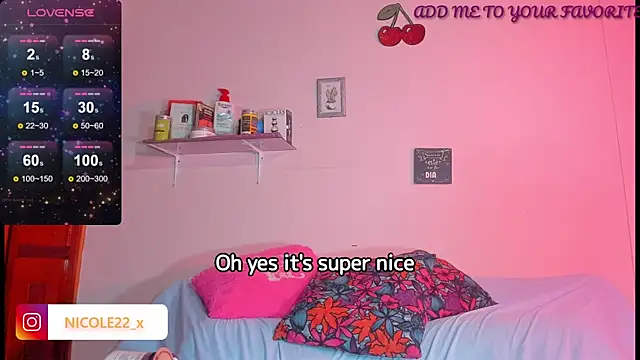 Snapshot of Nicole_x chatting on January 1, 2025, 10:43 am Nicole x online show from January 1, 2025, 10:43 am