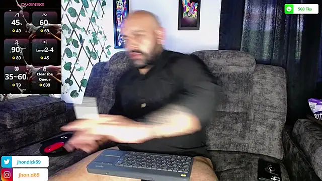 Snapshot of JD-69 chatting on February 22, 2025, 9:48 pm JD-69 online show from February 22, 2025, 9:48 pm