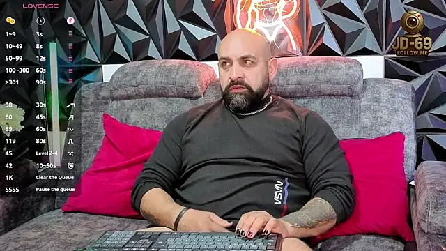 Snapshot of JD-69 chatting on October 15, 2025, 7:03 pm JD-69 online show from October 15, 2025, 7:03 pm